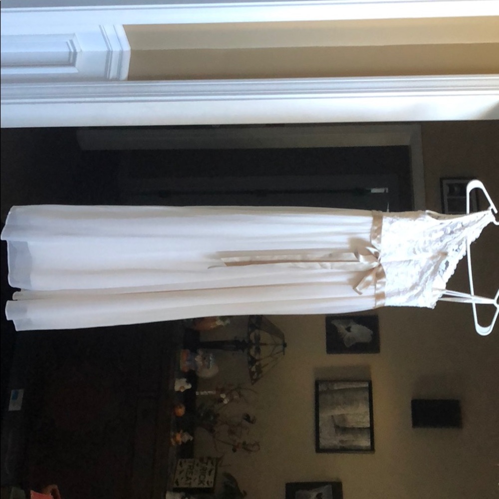 Girls junior bridesmaid dress